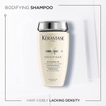 Kérastase Densifique Femme, Density Boosting Shampoo, Suitable for Fine Hair, Contains Hyaluronic Acid, Intra-Cylane, and Stemoxydine, Bain Densité, 250ml